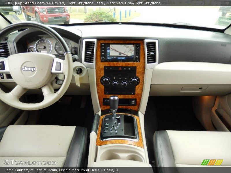 Light Graystone Pearl / Dark Slate Gray/Light Graystone 2008 Jeep Grand Cherokee Limited