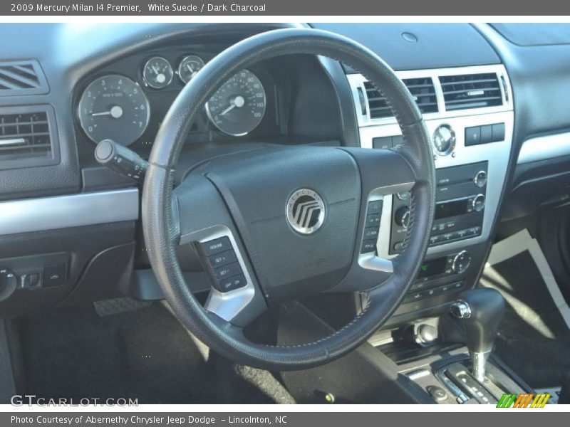 White Suede / Dark Charcoal 2009 Mercury Milan I4 Premier