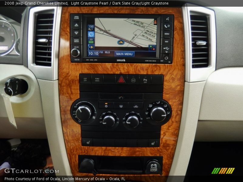 Light Graystone Pearl / Dark Slate Gray/Light Graystone 2008 Jeep Grand Cherokee Limited