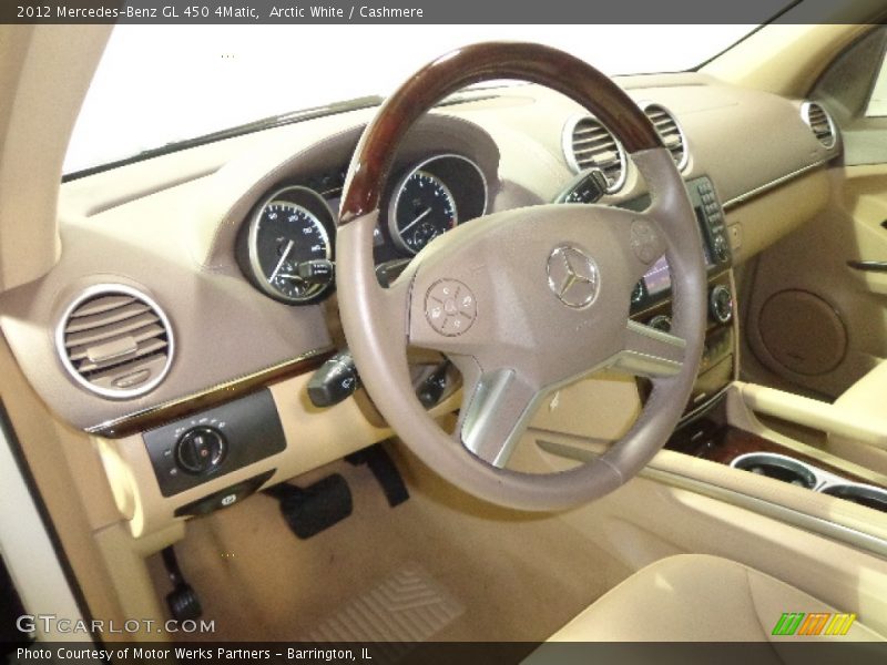 Arctic White / Cashmere 2012 Mercedes-Benz GL 450 4Matic