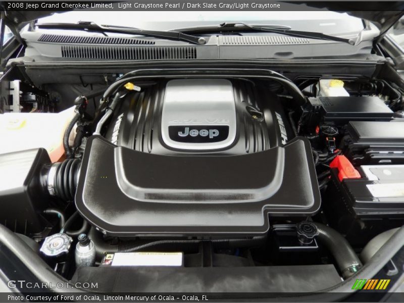 Light Graystone Pearl / Dark Slate Gray/Light Graystone 2008 Jeep Grand Cherokee Limited