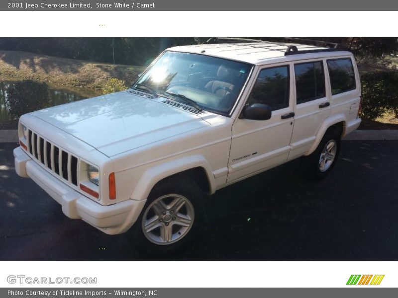 Stone White / Camel 2001 Jeep Cherokee Limited