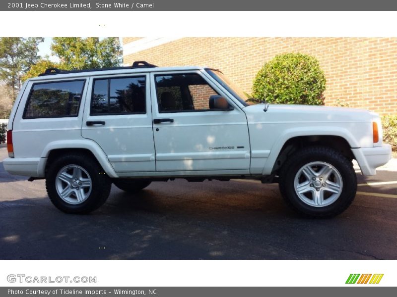 Stone White / Camel 2001 Jeep Cherokee Limited