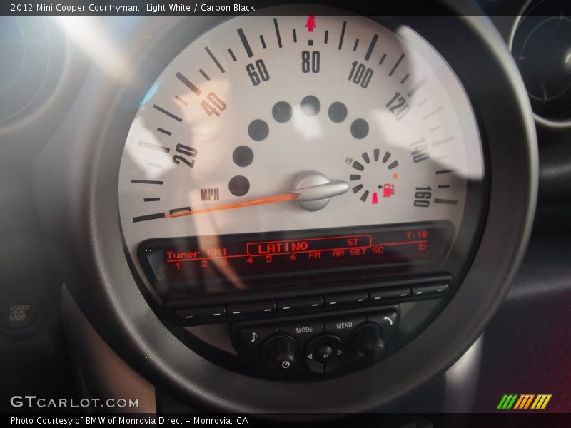 Light White / Carbon Black 2012 Mini Cooper Countryman