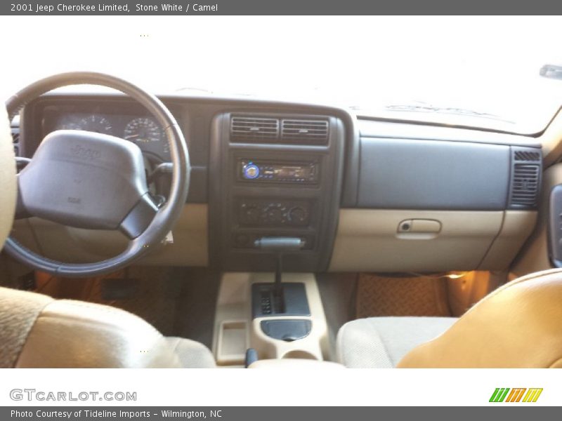 Stone White / Camel 2001 Jeep Cherokee Limited