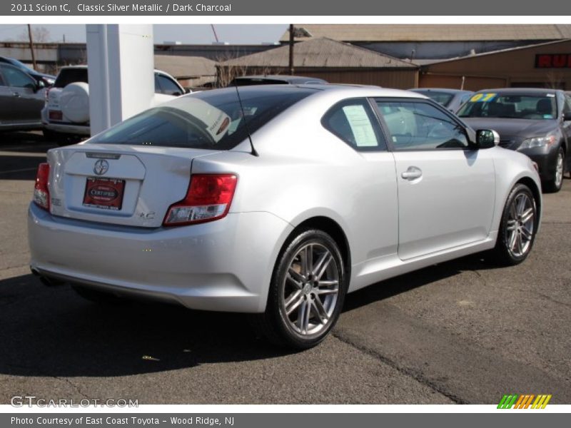 Classic Silver Metallic / Dark Charcoal 2011 Scion tC