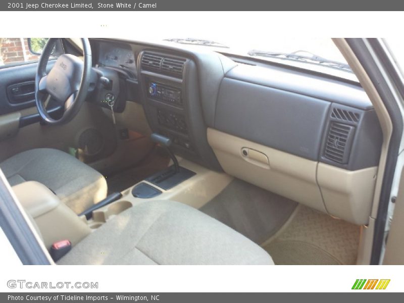 Stone White / Camel 2001 Jeep Cherokee Limited