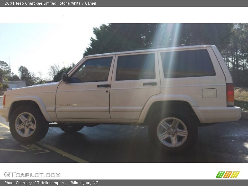 Stone White / Camel 2001 Jeep Cherokee Limited