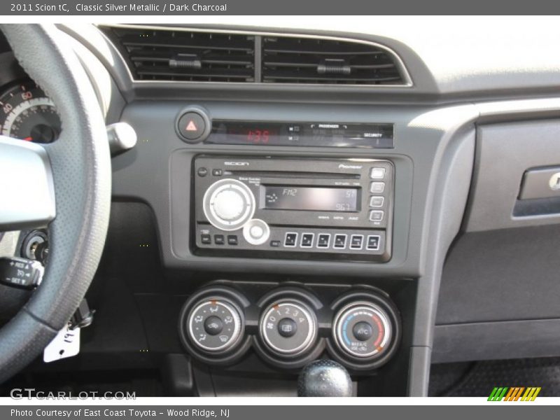 Classic Silver Metallic / Dark Charcoal 2011 Scion tC