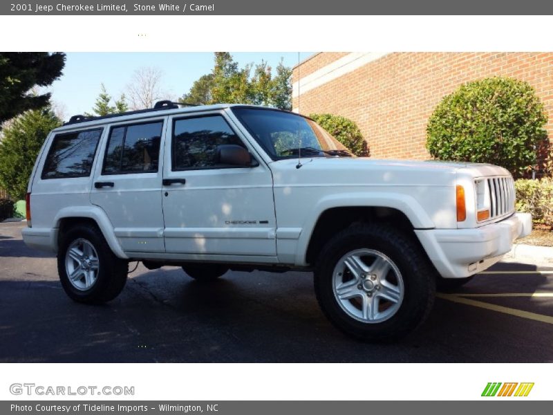 Stone White / Camel 2001 Jeep Cherokee Limited