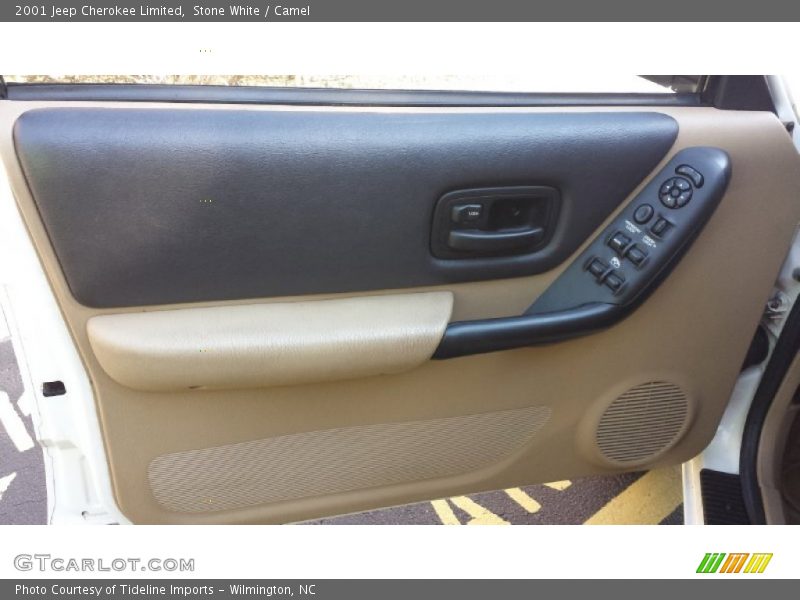 Stone White / Camel 2001 Jeep Cherokee Limited