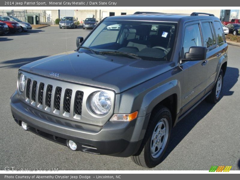 Mineral Gray Metallic / Dark Slate Gray 2014 Jeep Patriot Sport