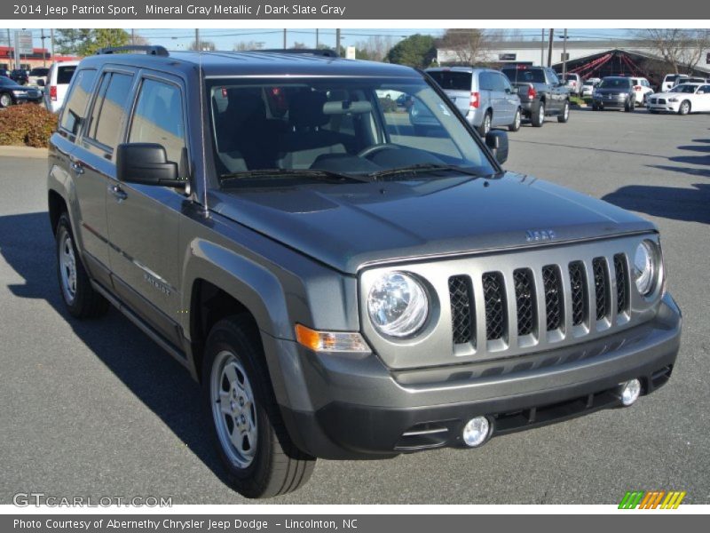Mineral Gray Metallic / Dark Slate Gray 2014 Jeep Patriot Sport