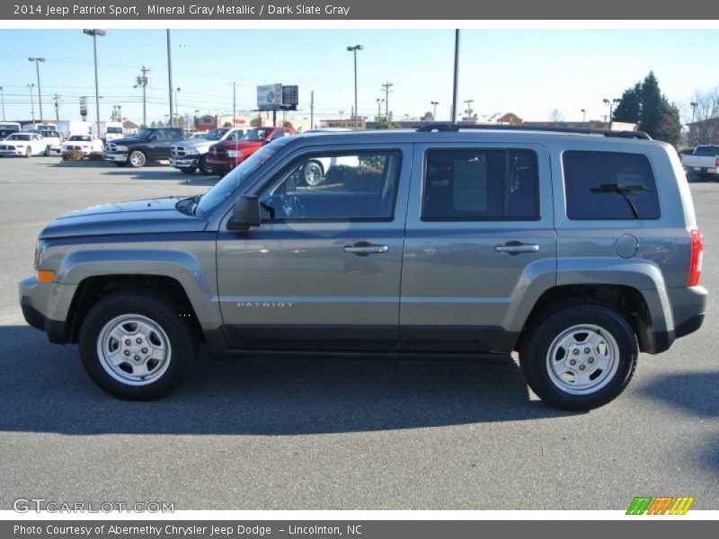 Mineral Gray Metallic / Dark Slate Gray 2014 Jeep Patriot Sport