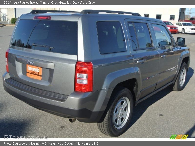 Mineral Gray Metallic / Dark Slate Gray 2014 Jeep Patriot Sport