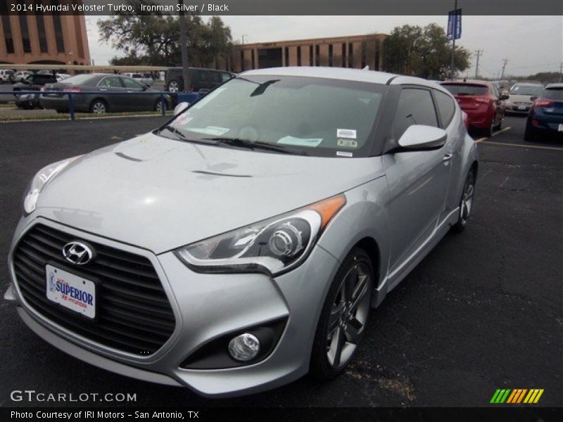 Ironman Silver / Black 2014 Hyundai Veloster Turbo