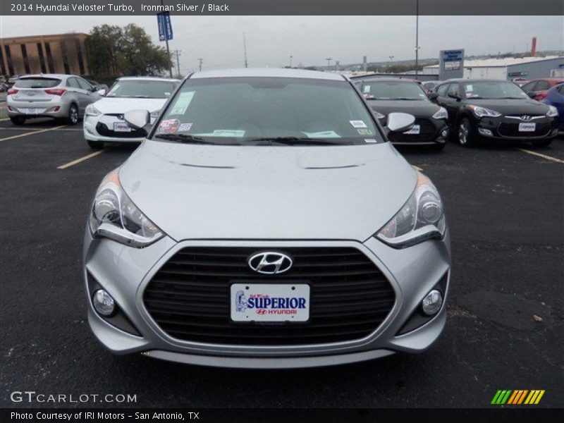 Ironman Silver / Black 2014 Hyundai Veloster Turbo