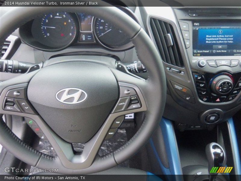Ironman Silver / Black 2014 Hyundai Veloster Turbo