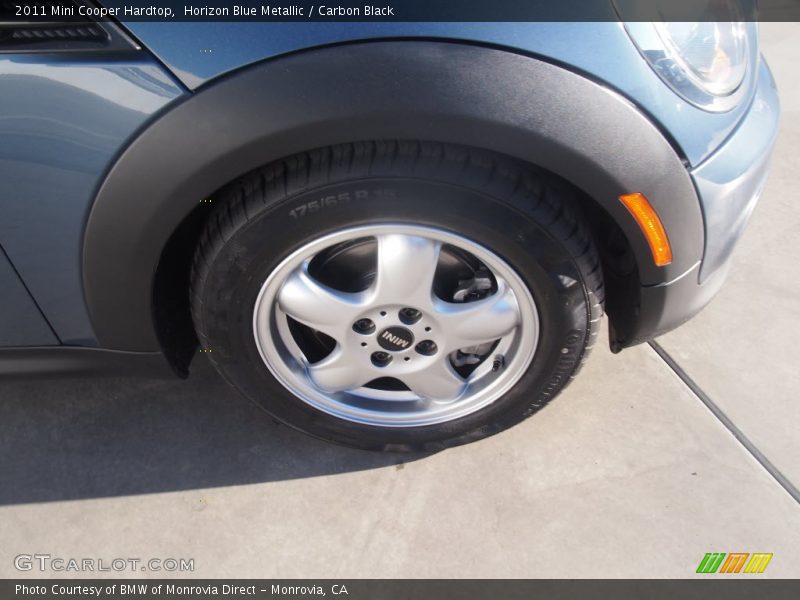 Horizon Blue Metallic / Carbon Black 2011 Mini Cooper Hardtop