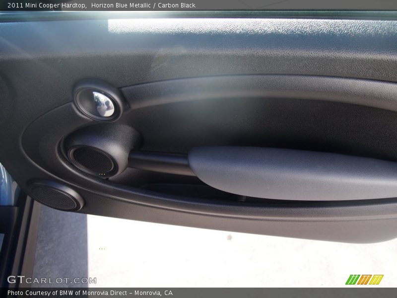 Horizon Blue Metallic / Carbon Black 2011 Mini Cooper Hardtop
