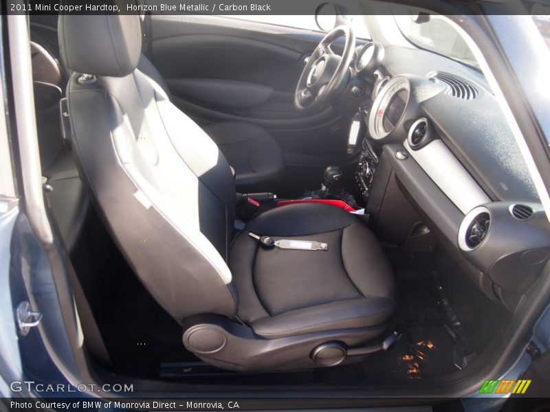 Horizon Blue Metallic / Carbon Black 2011 Mini Cooper Hardtop