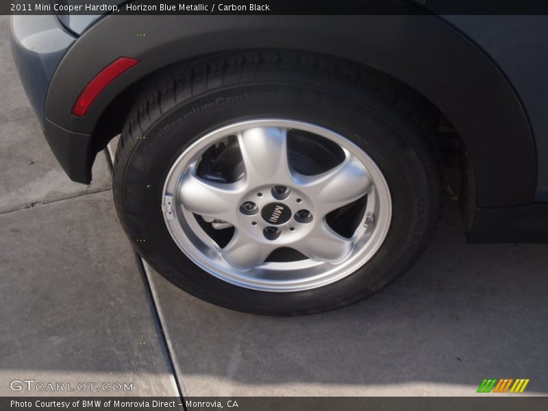 Horizon Blue Metallic / Carbon Black 2011 Mini Cooper Hardtop