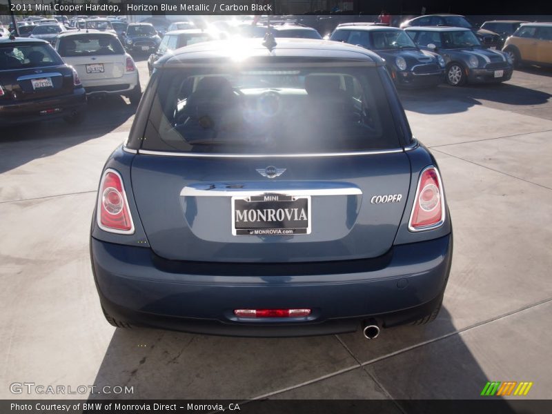 Horizon Blue Metallic / Carbon Black 2011 Mini Cooper Hardtop