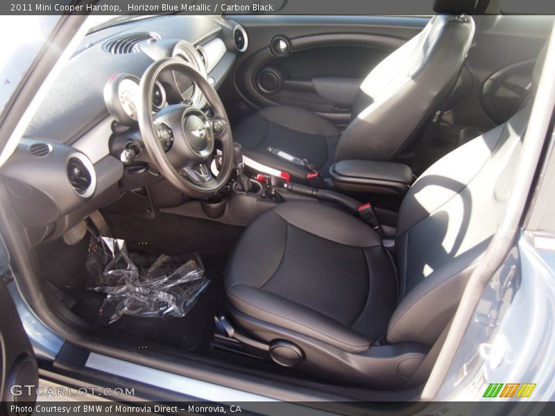Horizon Blue Metallic / Carbon Black 2011 Mini Cooper Hardtop