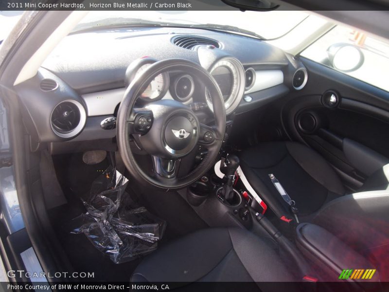 Horizon Blue Metallic / Carbon Black 2011 Mini Cooper Hardtop