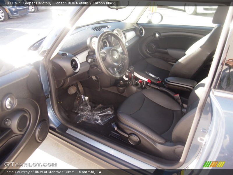 Horizon Blue Metallic / Carbon Black 2011 Mini Cooper Hardtop