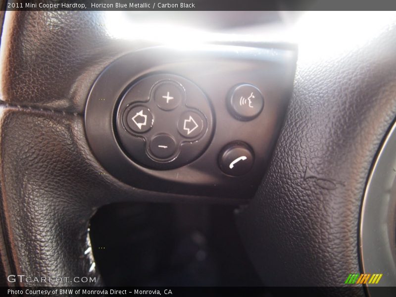 Horizon Blue Metallic / Carbon Black 2011 Mini Cooper Hardtop