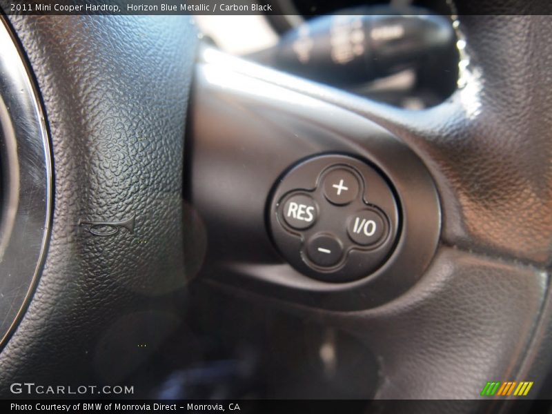 Horizon Blue Metallic / Carbon Black 2011 Mini Cooper Hardtop