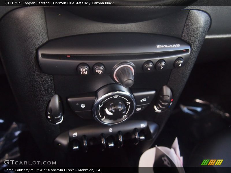Horizon Blue Metallic / Carbon Black 2011 Mini Cooper Hardtop