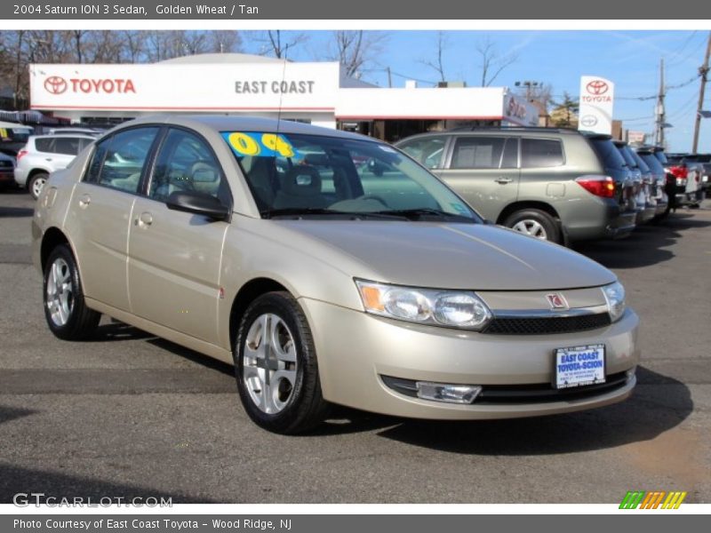 Golden Wheat / Tan 2004 Saturn ION 3 Sedan