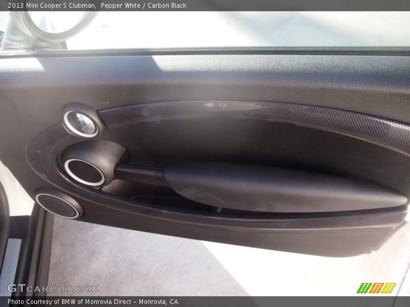 Pepper White / Carbon Black 2013 Mini Cooper S Clubman