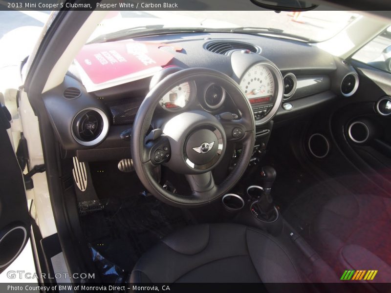 Pepper White / Carbon Black 2013 Mini Cooper S Clubman