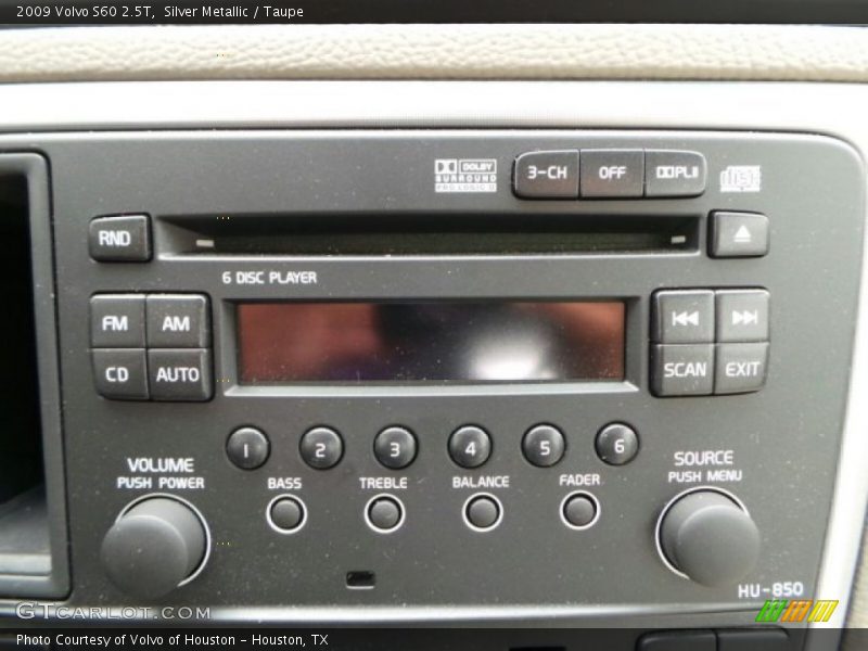 Silver Metallic / Taupe 2009 Volvo S60 2.5T