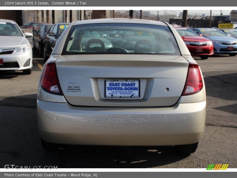 Golden Wheat / Tan 2004 Saturn ION 3 Sedan
