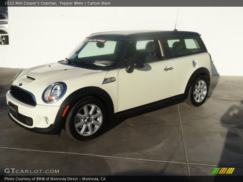 Pepper White / Carbon Black 2013 Mini Cooper S Clubman