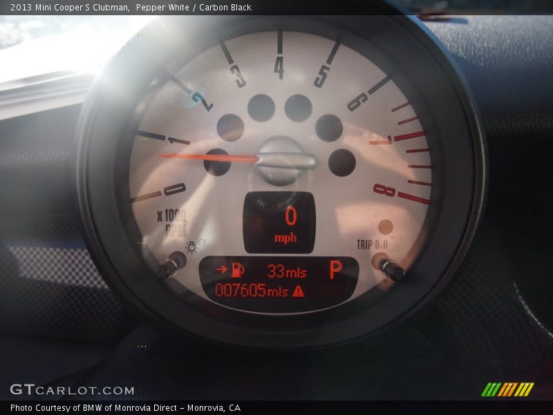 Pepper White / Carbon Black 2013 Mini Cooper S Clubman