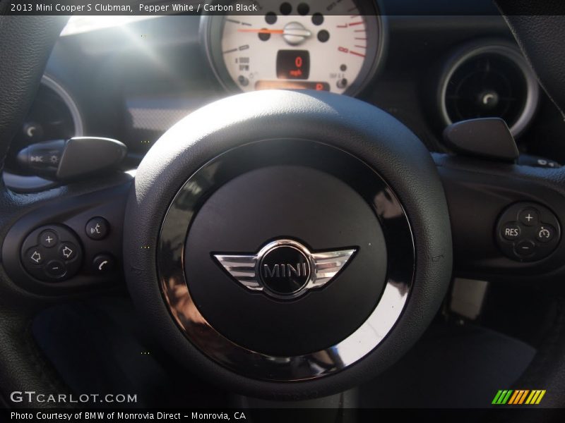 Pepper White / Carbon Black 2013 Mini Cooper S Clubman