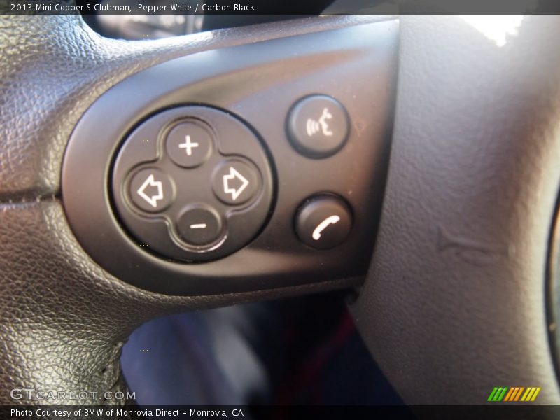 Pepper White / Carbon Black 2013 Mini Cooper S Clubman
