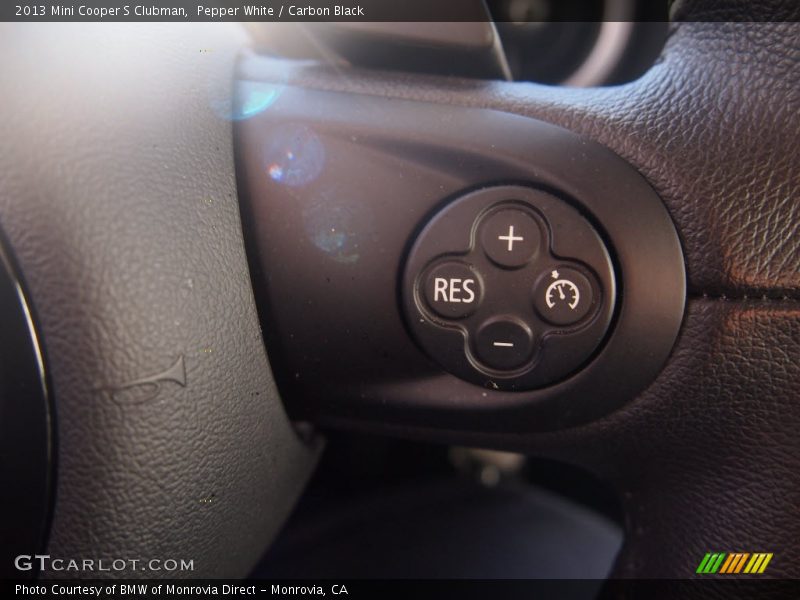 Pepper White / Carbon Black 2013 Mini Cooper S Clubman