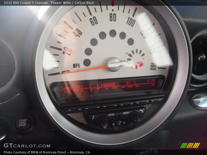 Pepper White / Carbon Black 2013 Mini Cooper S Clubman