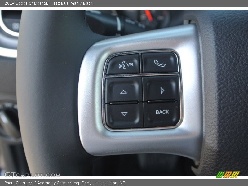 Jazz Blue Pearl / Black 2014 Dodge Charger SE