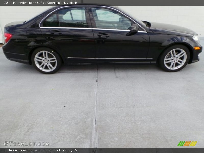 Black / Black 2013 Mercedes-Benz C 250 Sport