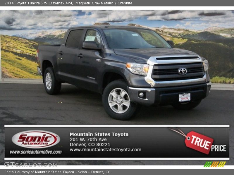 Magnetic Gray Metallic / Graphite 2014 Toyota Tundra SR5 Crewmax 4x4