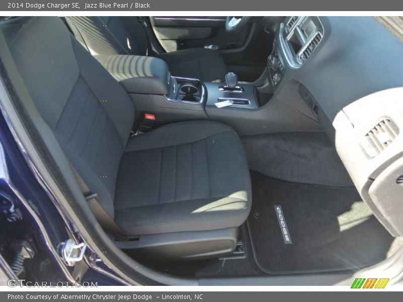 Jazz Blue Pearl / Black 2014 Dodge Charger SE