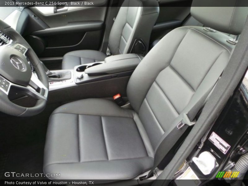 Black / Black 2013 Mercedes-Benz C 250 Sport