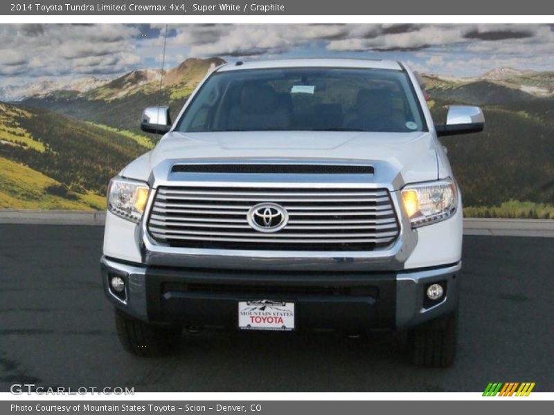 Super White / Graphite 2014 Toyota Tundra Limited Crewmax 4x4